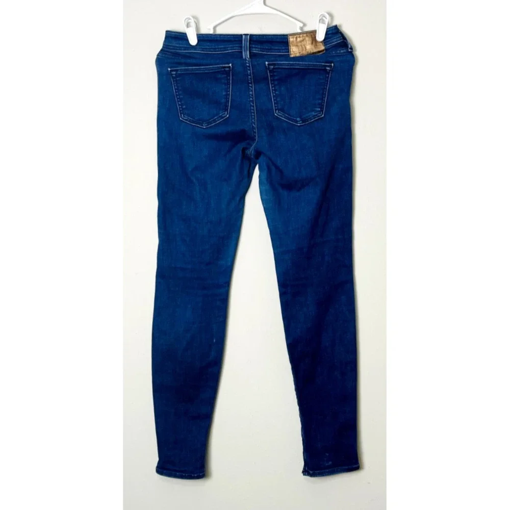 True Religion Pants Womens Size 26 Blue‎ Dark Wash Denim Skinny Jeans Stretch